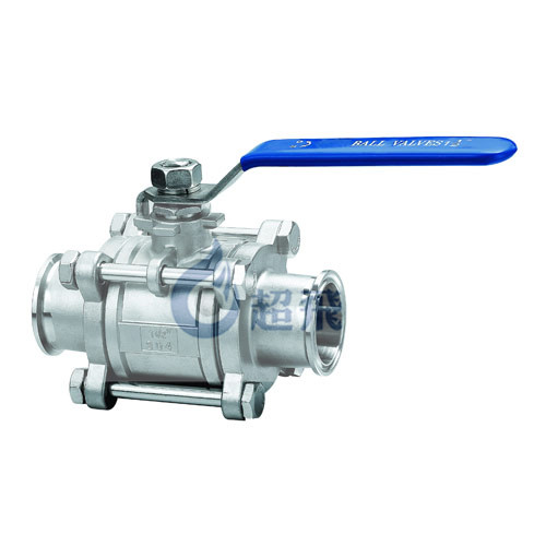 衛生級三片式快裝手動球閥