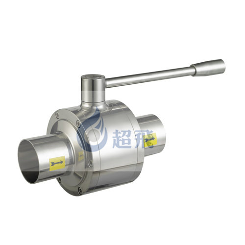 衛生級三片式焊接直通球閥